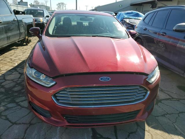 3FA6P0HD3GR378195 - 2016 FORD FUSION SE RED photo 5