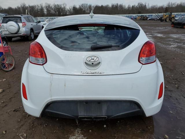 KMHTC6AD6HU315040 - 2017 HYUNDAI VELOSTER WHITE photo 6