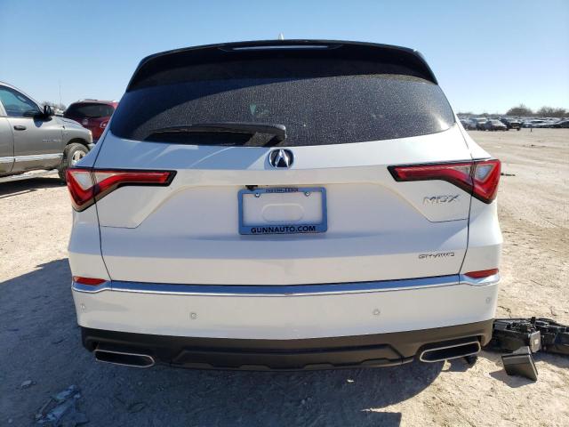 5J8YE1H45PL042840 - 2023 ACURA MDX TECHNOLOGY WHITE photo 6