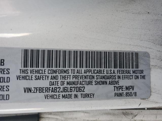 ZFBERFAB2J6L67062 - 2018 RAM PROMASTER WHITE photo 13