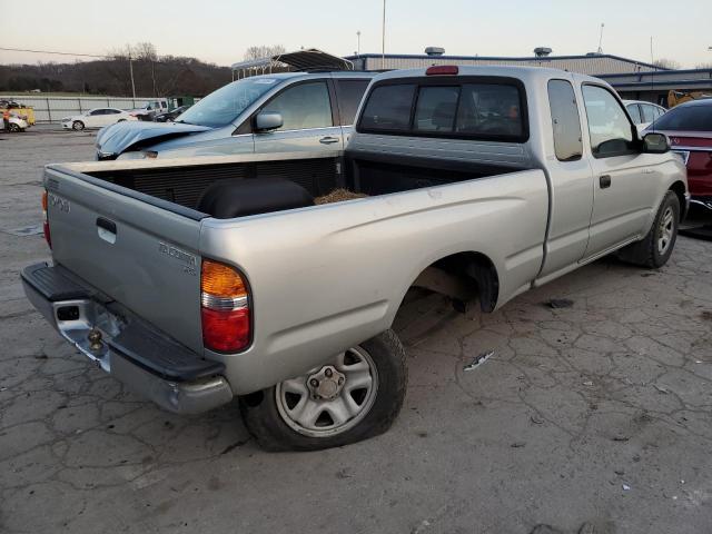 5TEVL52N33Z223981 - 2003 TOYOTA TACOMA XTRACAB SILVER photo 3