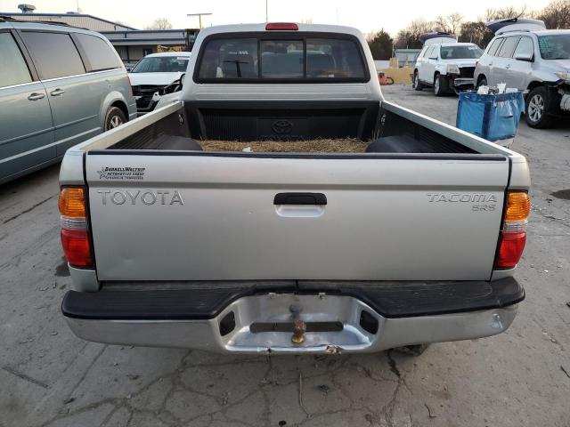 5TEVL52N33Z223981 - 2003 TOYOTA TACOMA XTRACAB SILVER photo 6