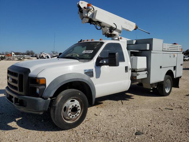 1FD4F46Y88EC32554 - 2008 FORD F450 SUPER DUTY WHITE photo 1