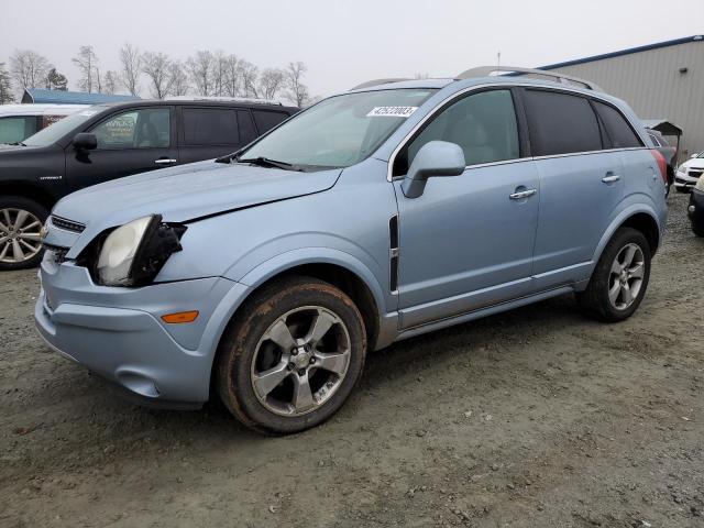 3GNAL4EK8ES597421 - 2014 CHEVROLET CAPTIVA LTZ BLUE photo 1