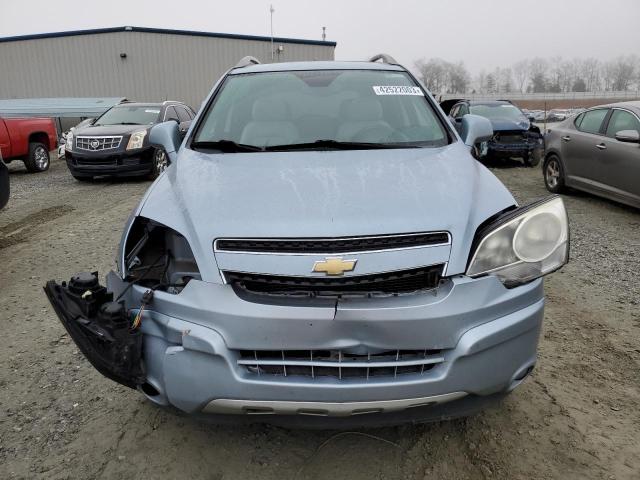 3GNAL4EK8ES597421 - 2014 CHEVROLET CAPTIVA LTZ BLUE photo 5