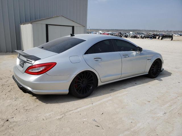 WDDLJ7EB3CA024357 - 2012 MERCEDES-BENZ CLS 63 AMG SILVER photo 3