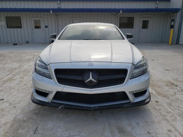 WDDLJ7EB3CA024357 - 2012 MERCEDES-BENZ CLS 63 AMG SILVER photo 5