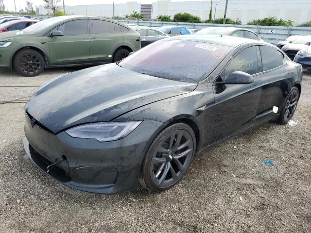 5YJSA1E64MF436205 - 2021 TESLA MODEL S Qara foto 1