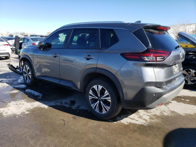 5N1BT3BB7NC708232 - 2022 NISSAN ROGUE SV GRAY photo 2