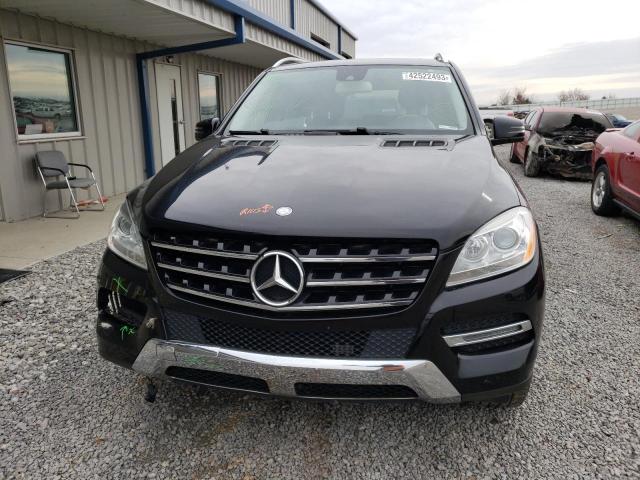 4JGDA5HBXFA464025 - 2015 MERCEDES-BENZ ML 350 4MATIC BLACK photo 5