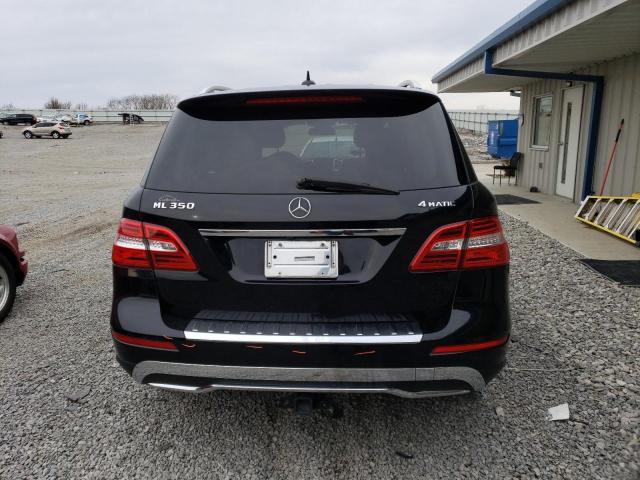 4JGDA5HBXFA464025 - 2015 MERCEDES-BENZ ML 350 4MATIC BLACK photo 6