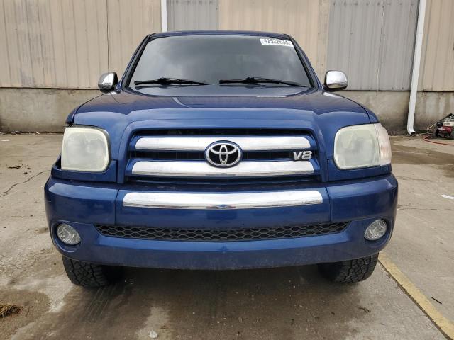 5TBDT44166S532824 - 2006 TOYOTA TUNDRA DOUBLE CAB SR5 BLUE photo 5