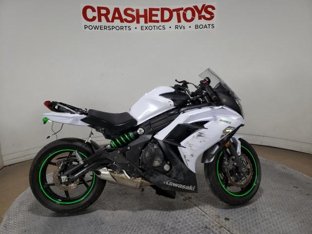 JKAEXEF14FDA22192 - 2015 KAWASAKI EX650 F WHITE photo 1