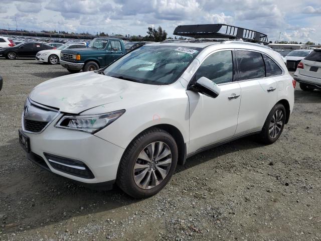 5FRYD4H42EB041050 - 2014 ACURA MDX TECHNOLOGY WHITE photo 1