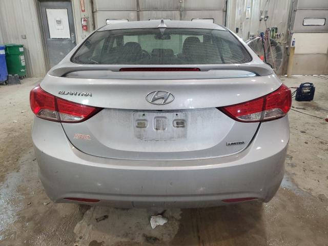 5NPDH4AE3DH289265 - 2013 HYUNDAI ELANTRA GLS SILVER photo 6