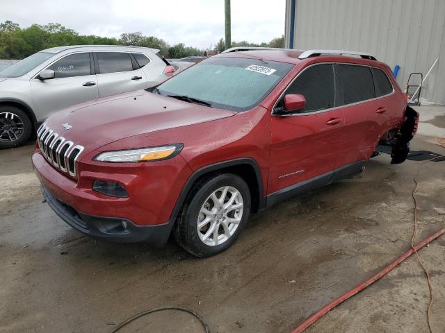 1C4PJLCS6FW782627 - 2015 JEEP CHEROKEE LATITUDE RED photo 1