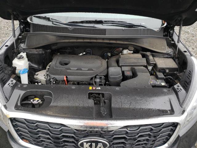 5XYPG4A30KG583273 - 2019 KIA SORENTO L BLACK photo 12