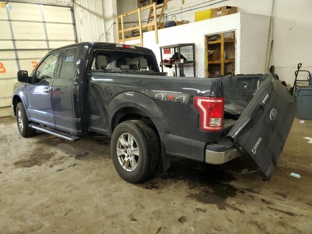 1FTFX1EG8FKD58834 - 2015 FORD F150 SUPER CAB BLACK photo 2