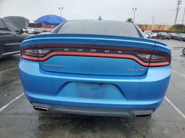 2C3CDXHG0FH886552 - 2015 DODGE CHARGER SXT BLUE photo 6