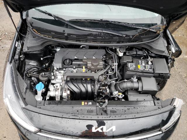 3KPA24ADXPE542201 - 2023 KIA RIO LX BLACK photo 11