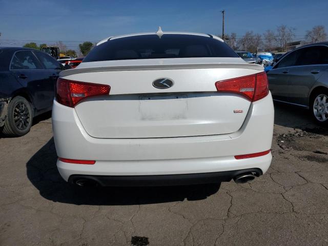 KNAGM4A73D5422078 - 2013 KIA OPTIMA LX WHITE photo 6