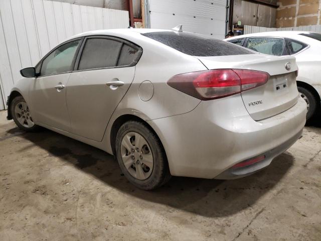 3KPFK4A76JE191200 - 2018 KIA FORTE LX SILVER photo 2