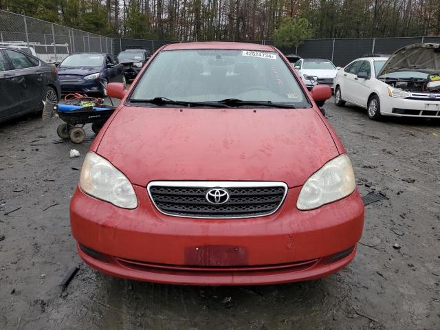 1NXBR32E85Z343045 - 2005 TOYOTA COROLLA CE RED photo 5