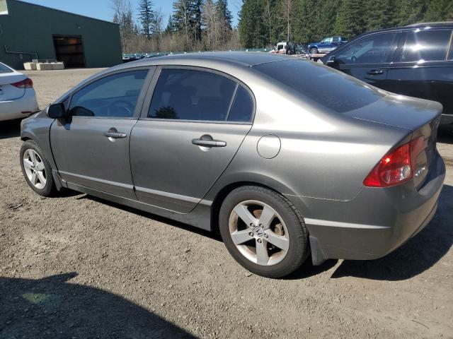 1HGFA16898L111829 - 2008 HONDA CIVIC EX GRAY photo 2