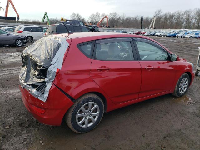 KMHCT5AE3EU153530 - 2014 HYUNDAI ACCENT GLS RED photo 3