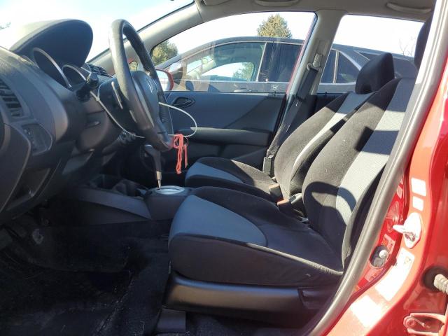 JHMGD38637S030538 - 2007 HONDA FIT S წითელი ფოტო 7