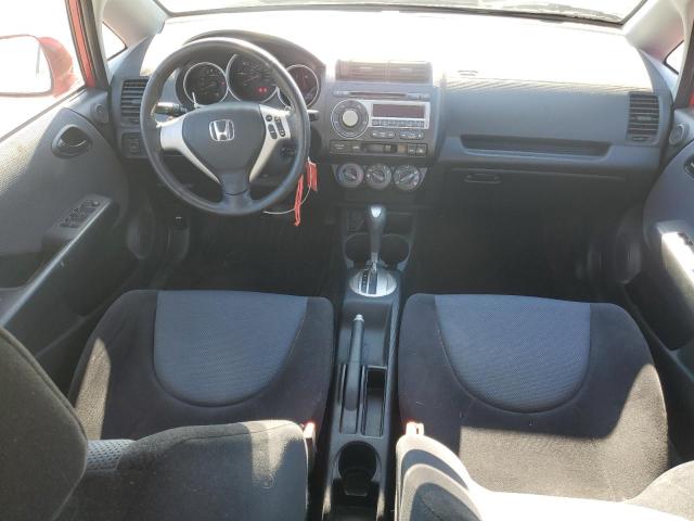 JHMGD38637S030538 - 2007 HONDA FIT S წითელი ფოტო 8