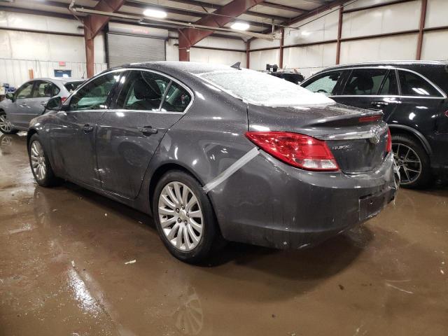 W04GP5EC3B1136138 - 2011 BUICK REGAL CXL GRAY photo 2