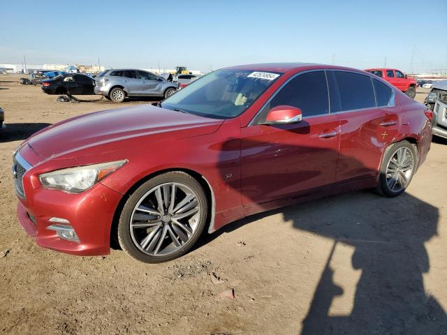 JN1BV7AP7EM690282 - 2014 INFINITI Q50 BASE MAROON photo 1