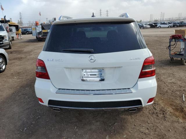 WDCGG8HB4BF671082 - 2011 MERCEDES-BENZ GLK 350 4MATIC WHITE photo 6