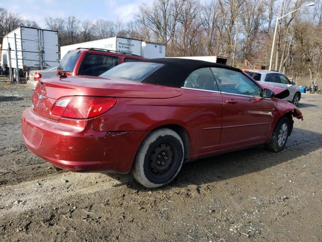 1C3BC4EB6AN164038 - 2010 CHRYSLER SEBRING LX RED photo 3