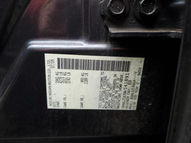 1N4AL21E39N541891 - 2009 NISSAN ALTIMA 2.5 GRAY photo 12