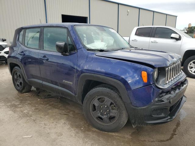 ZACCJAAT0GPD48779 - 2016 JEEP RENEGADE SPORT BLUE photo 4