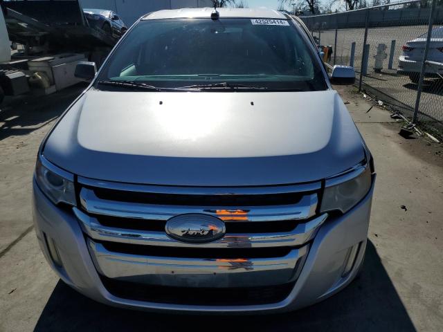 2FMDK3KC8BBB08688 - 2011 FORD EDGE LIMITED SILVER photo 5