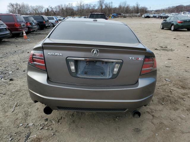 19UUA76538A001628 - 2008 ACURA TL TYPE S GRAY photo 6