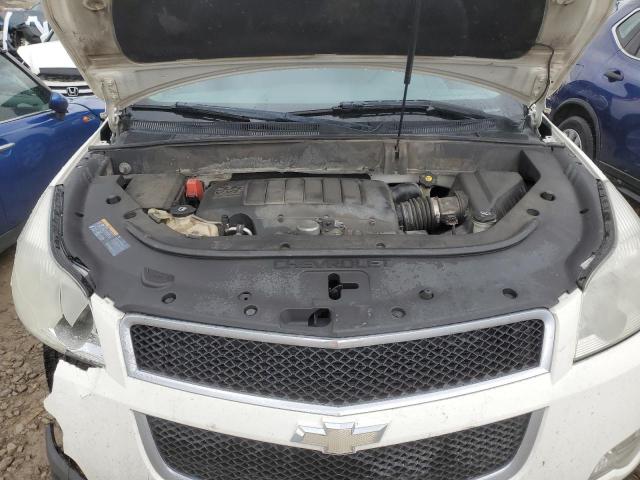 1GNKVGED0BJ230124 - 2011 CHEVROLET TRAVERSE LT WHITE photo 12