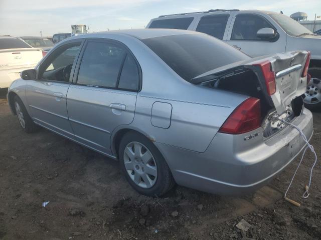 2HGES25741H514711 - 2001 HONDA CIVIC EX SILVER photo 2