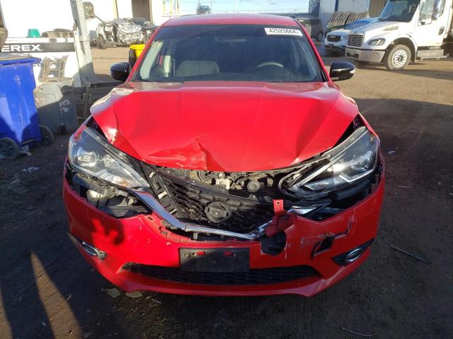 3N1AB7AP1HY325960 - 2017 NISSAN SENTRA S RED photo 5