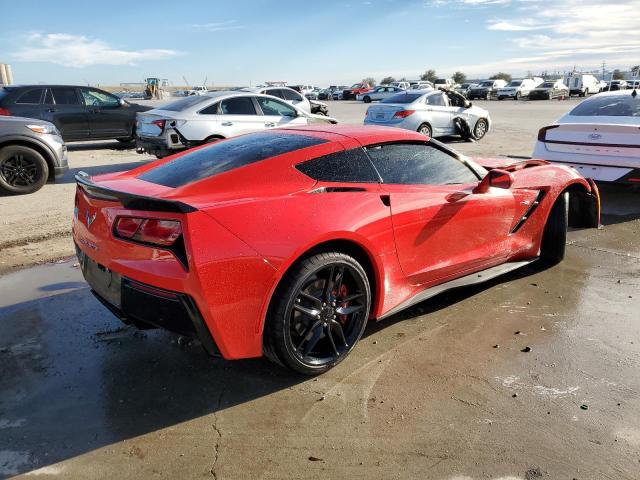 1G1YF2D73K5115274 - 2019 CHEVROLET CORVETTE STINGRAY 3LT RED photo 3