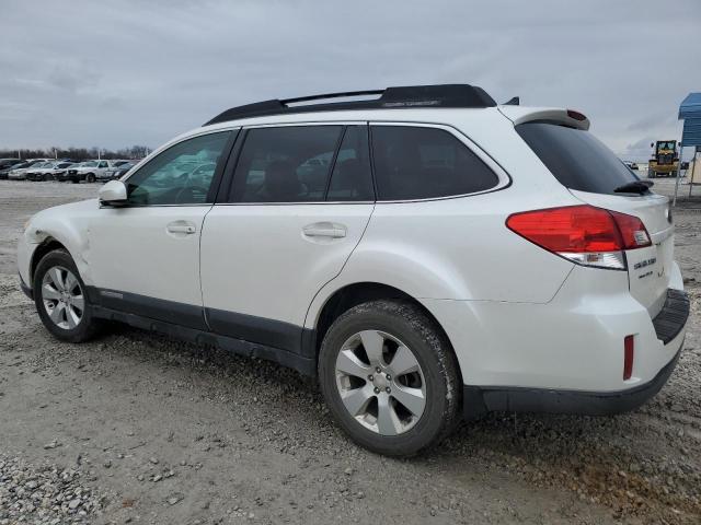 4S4BRBKC6B3320941 - 2011 SUBARU OUTBACK 2.5I LIMITED WHITE photo 2