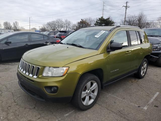 1C4NJDBBXCD587846 - 2012 JEEP COMPASS SPORT GREEN photo 1
