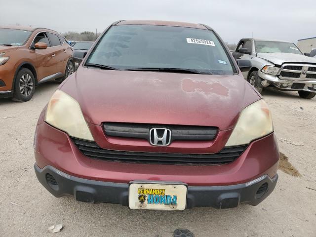 3CZRE38348G701277 - 2008 HONDA CR-V LX BURGUNDY photo 5