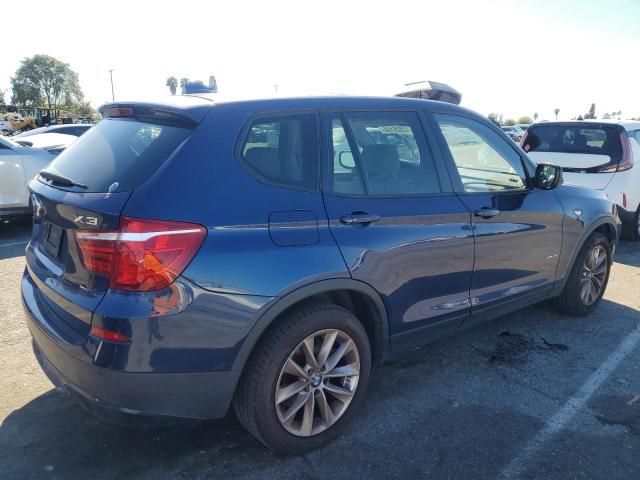 5UXWX9C55D0A08376 - 2013 BMW X3 XDRIVE28I BLUE photo 3