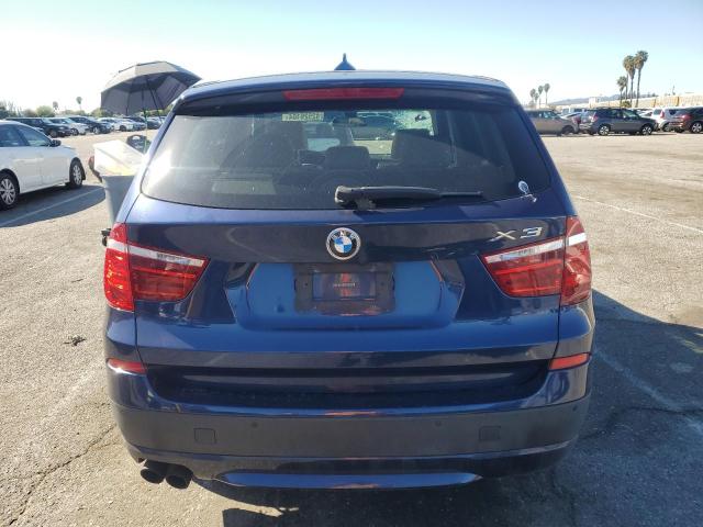 5UXWX9C55D0A08376 - 2013 BMW X3 XDRIVE28I BLUE photo 6