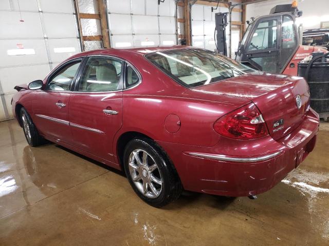 2G4WE537651204391 - 2005 BUICK LACROSSE CXS BURGUNDY photo 2