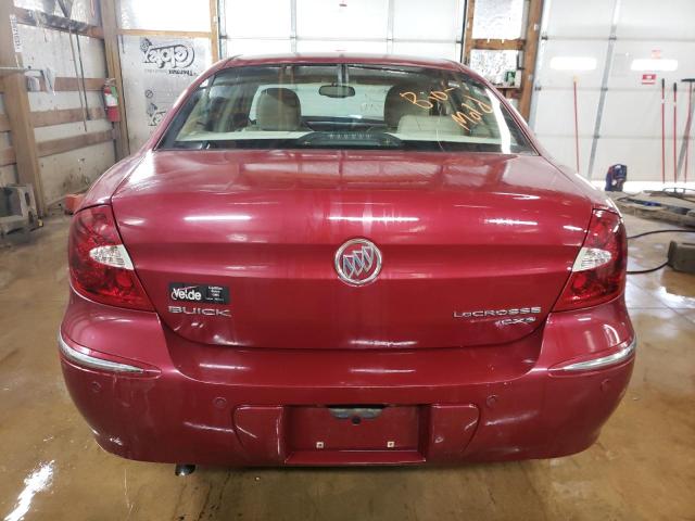 2G4WE537651204391 - 2005 BUICK LACROSSE CXS BURGUNDY photo 6